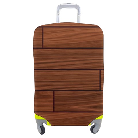 Seamless Wooden Planks Brown Wooden Background Luggage Cover (Medium) from ArtsNow.com