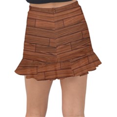 Fishtail Mini Chiffon Skirt 