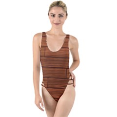 High Leg Strappy Swimsuit 