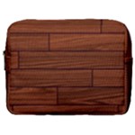 Seamless Wooden Planks Brown Wooden Background Make Up Pouch (Large)