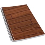 Seamless Wooden Planks Brown Wooden Background 5.5  x 8.5  Notebook