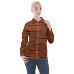 Women s Long Sleeve Pocket Shirt 