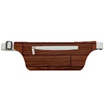 Seamless Wooden Planks Brown Wooden Background Active Waist Bag