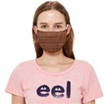 Seamless Wooden Planks Brown Wooden Background Cloth Face Mask (Adult)