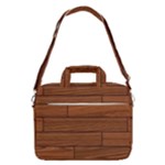 Seamless Wooden Planks Brown Wooden Background MacBook Pro 15  Shoulder Laptop Bag