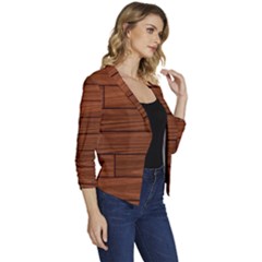 Women s Casual 3/4 Sleeve Spring Jacket 