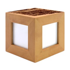 Wood Photo Frame Cube 