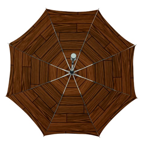 Seamless Wooden Planks Brown Wooden Background Automatic Folding Umbrella with Case (Medium) from ArtsNow.com