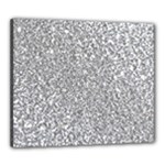 Silver Glitter Texture, Light Creative Background Canvas 24  x 20  (Stretched)