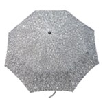 Silver Glitter Texture, Light Creative Background Folding Umbrellas