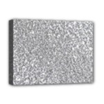 Silver Glitter Texture, Light Creative Background Deluxe Canvas 16  x 12  (Stretched) 