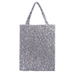 Silver Glitter Texture, Light Creative Background Classic Tote Bag