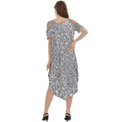 Cold Shoulder Loose Fit Dress With Pockets 