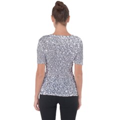 Shoulder Cut Out Short Sleeve Top 