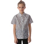 Silver Glitter Texture, Light Creative Background Kids  Short Sleeve Shirt