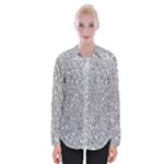 Silver Glitter Texture, Light Creative Background Womens Long Sleeve Shirt