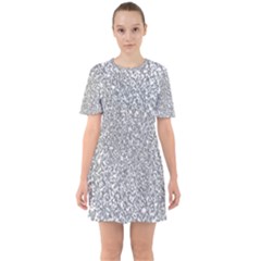 Sixties Short Sleeve Mini Dress 