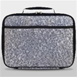 Silver Glitter Texture, Light Creative Background Full Print Lunch Bag