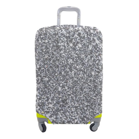 Silver Glitter Texture, Light Creative Background Luggage Cover (Small) from ArtsNow.com