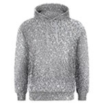 Silver Glitter Texture, Light Creative Background Men s Overhead Hoodie