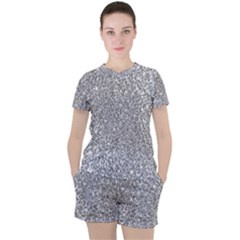 Women s Mesh T-Shirt and Shorts Set 