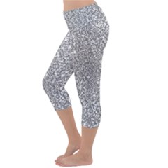 Lightweight Velour Capri Yoga Leggings 