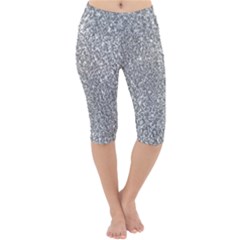 Lightweight Velour Cropped Yoga Leggings 