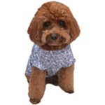 Silver Glitter Texture, Light Creative Background Dog T-Shirt