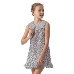 Kids  Pilgrim Collar Ruffle Hem Dress 