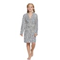 Kids  Long Sleeve Velvet Lounge Robe 