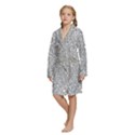 Kids  Long Sleeve Velvet Lounge Robe 