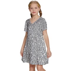 Kids  Short Sleeve Tiered Mini Dress 