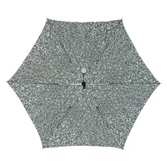 Silver Glitter Texture, Light Creative Background Automatic Folding Umbrella with Case (Small) from ArtsNow.com