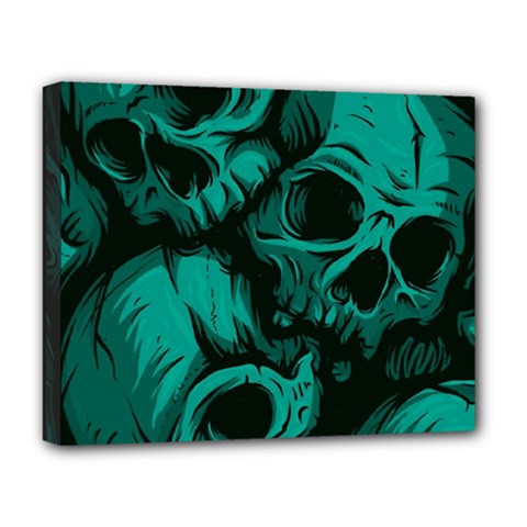 Skulls Deluxe Canvas 20  x 16  (Stretched) from ArtsNow.com