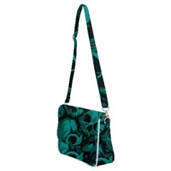 Shoulder Bag with Back Zipper 