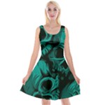 Skulls Reversible Velvet Sleeveless Dress