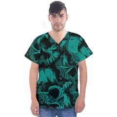 Men s V-Neck Scrub Top 