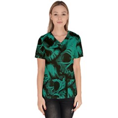 Women s V-Neck Scrub Top 