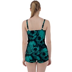 Tie Front Two Piece Tankini 