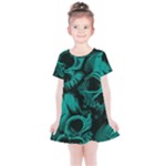 Skulls Kids  Simple Cotton Dress