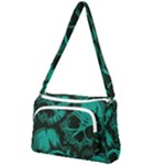 Skulls Front Pocket Crossbody Bag