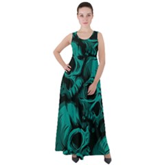 Empire Waist Velour Maxi Dress 