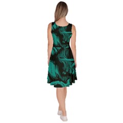 Knee Length Skater Dress With Pockets 