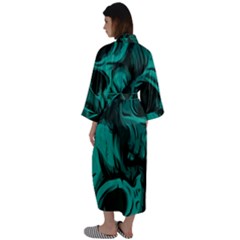 Maxi Satin Kimono 