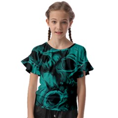 Kids  Cut Out Flutter Sleeves 