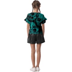 Kids  Cut Out Flutter Sleeves 