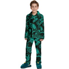 Kids  Long Sleeve Velvet Pajamas Set 