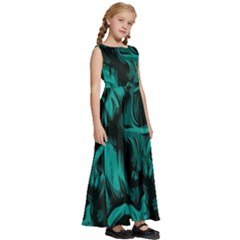 Kids  Satin Sleeveless Maxi Dress 