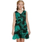 Skulls Kids  Sleeveless Tiered Mini Dress