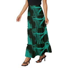 Tiered Ruffle Maxi Skirt 